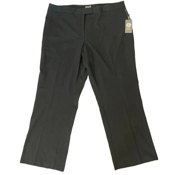 Vince Camuto Black Straight Leg Dress Pants 16W - Picture 1 of 3